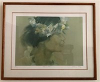 Hawaiian dancer by Kathryn honey signed numbered