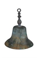 Antique Bronze School Bell