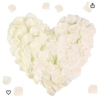 1000 PCS Artificial Silk Ivory Rose Petals