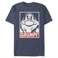 Disney Young Men's Princess Grumps T-Shirt, Navy