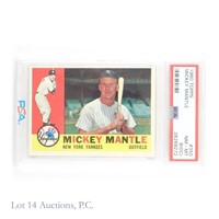 1960 Topps #350 Mickey Mantle MLB Card (PSA 8)