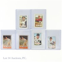 1961 & 1966-67 Bazooka MLB Baseball Cards (6)
