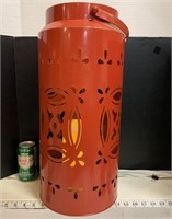 Tin. Candle  holder  20" tall