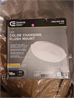 Led color changing flush mount