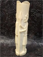 Older African Ivory Carving w/ Male & Female