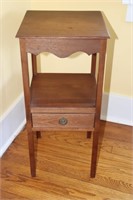 Bedside/side table with 1 drawer 13" X 13" X 28"