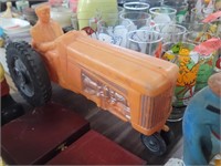 Orange Tractor Toy