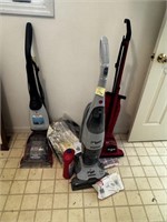 2 Carpet Cleaning Vacuums & Shampooer