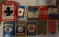 9 decks of cards and card holder for one money