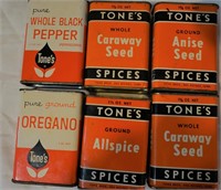 16 Tones metal spice tins for one money