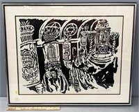 Phillip Ratner Signed 4/25 Judaic Lithograph