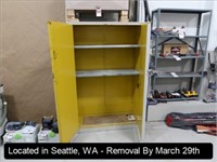 43" X 18" X 65" FLAMMABLES CABINET