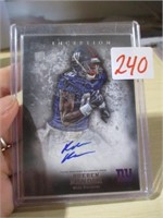 Ruben Randle Signed 2012 Topps Card