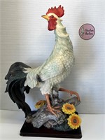 Jay's Import Colorful Resin Rooster 16 x 12