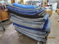 (21) asst Various Packing Moving Blankets