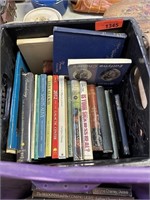 CRATE W BOOKS THE CRUCIBLE / YOGA ETC