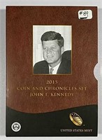 2015 John F. Kennedy  Coin & Chronicles set