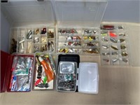 FIISHING LURES, HOOKS, TACKLE - SOME LOCAL PIECES