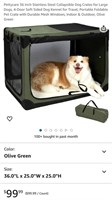 COLLAPSIBLE PET CRATE (OPEN BOX)