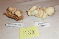 H58- Hummel 78 Blessed Child & Baby Jesus w/wood