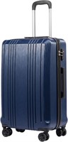 Coolife Luggage Expandable Suitcase PC+ABS with