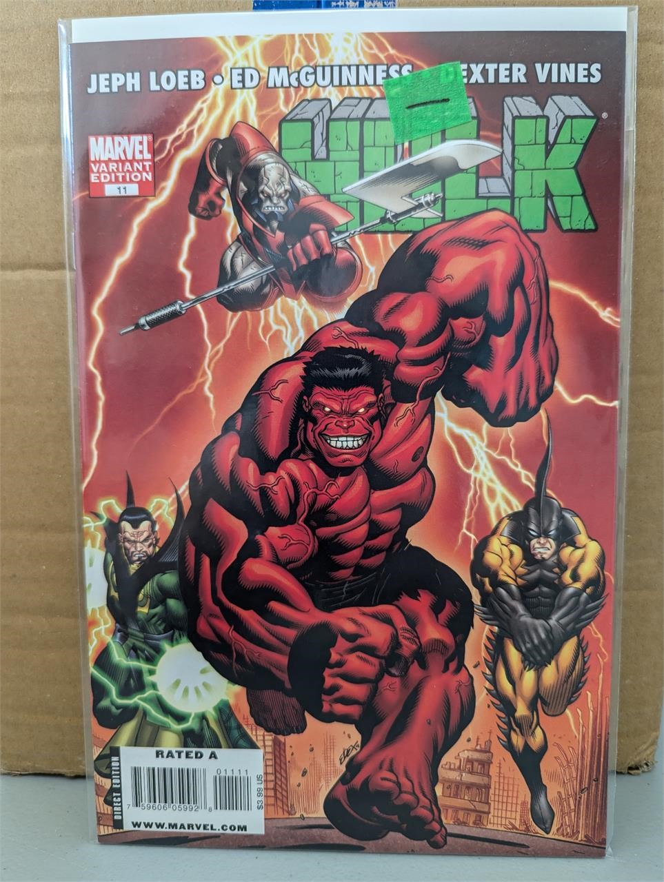 Hulk, #11  Variant- Marvel Comics