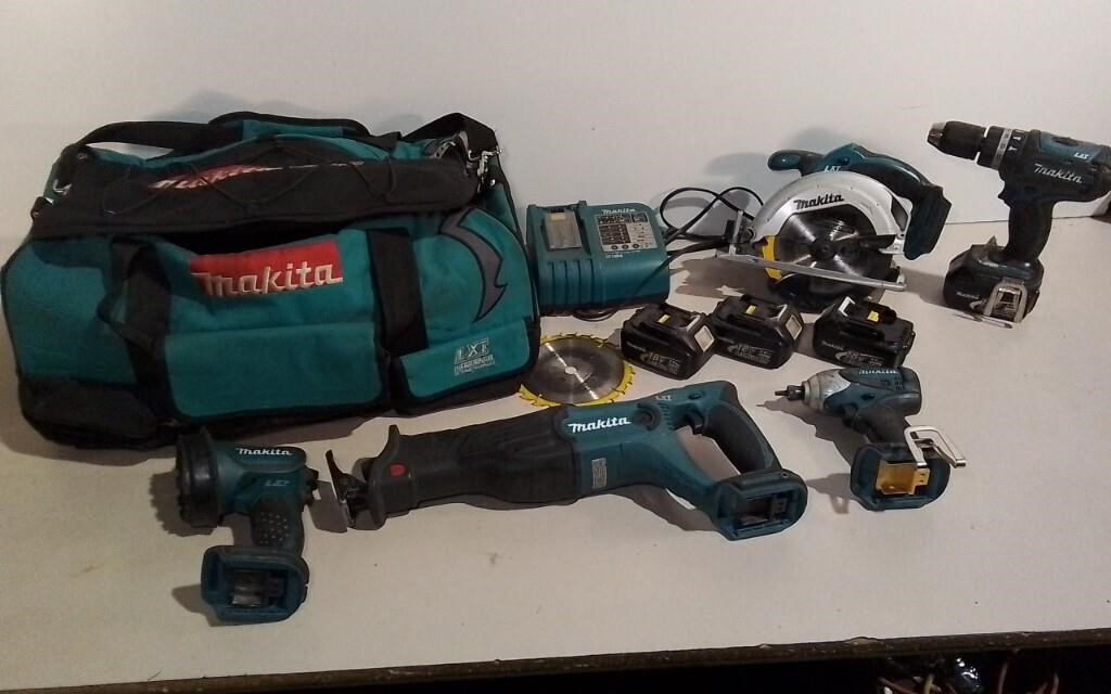 Mikita 18V Li-ion Cordless Tool Set W/ Carry Bag