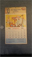 1948 Esso Gasoline Dealer Calendar