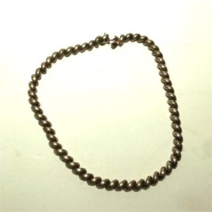 Sterling Spiral Necklace