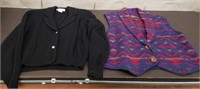 Alps 100 Percent Pure Wool Sz XL Ladies Vest &