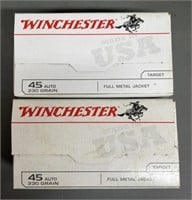 200 rnds Winchester .45 Auto Ammo