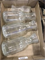 Clear glass carafes