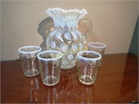 Coin Dot Pitcher & Tumblers