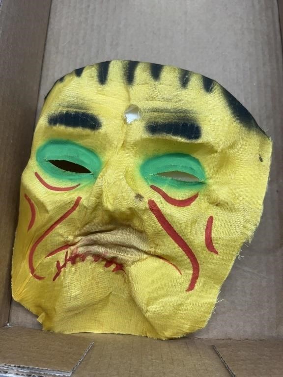 Frankenstein cloth handmade mask vintage
