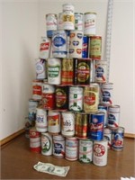 Approx. 60 Beer Cans - Old Style, Hamm's, PBR,