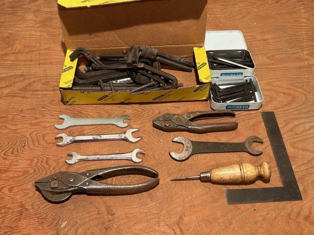 Assorted Allen Keys, Wrenches