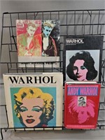 Lot of Andy Warhol Books