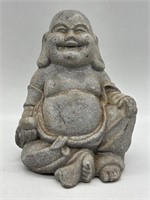 Vintage Stone Laughing Buddha 6"