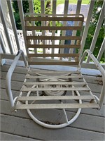 Midcentury Homecraft Swivel Patio Chair