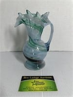Colored Glass Pitcher