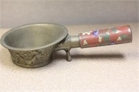 Antique Chinese Cloisonne Handle Silk Iron