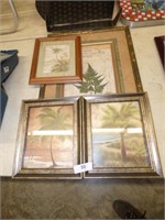 PALM TREE PICTURE SET