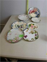 HAND PAINTED PLATES & BOWLS