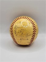 1940's-50's DODGERS TEAM SIGNED BASEBALL. ULTRA