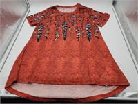 NEW Alishebuy Women's Short Sleeve Shirt - 2XL
