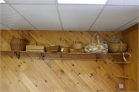 UPPER SHELF - APPROX. 12 LARGE AND SMALL