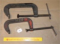 (2) Large C Clamps