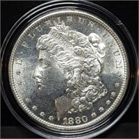 1880-S Morgan Silver Dollar Gem BU