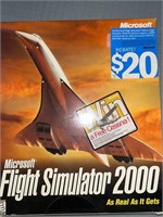 Vintage Microsoft Flight Simulator 2000