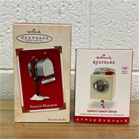 2- Santa’s Mailbox & Dandy Dryer Hallmark